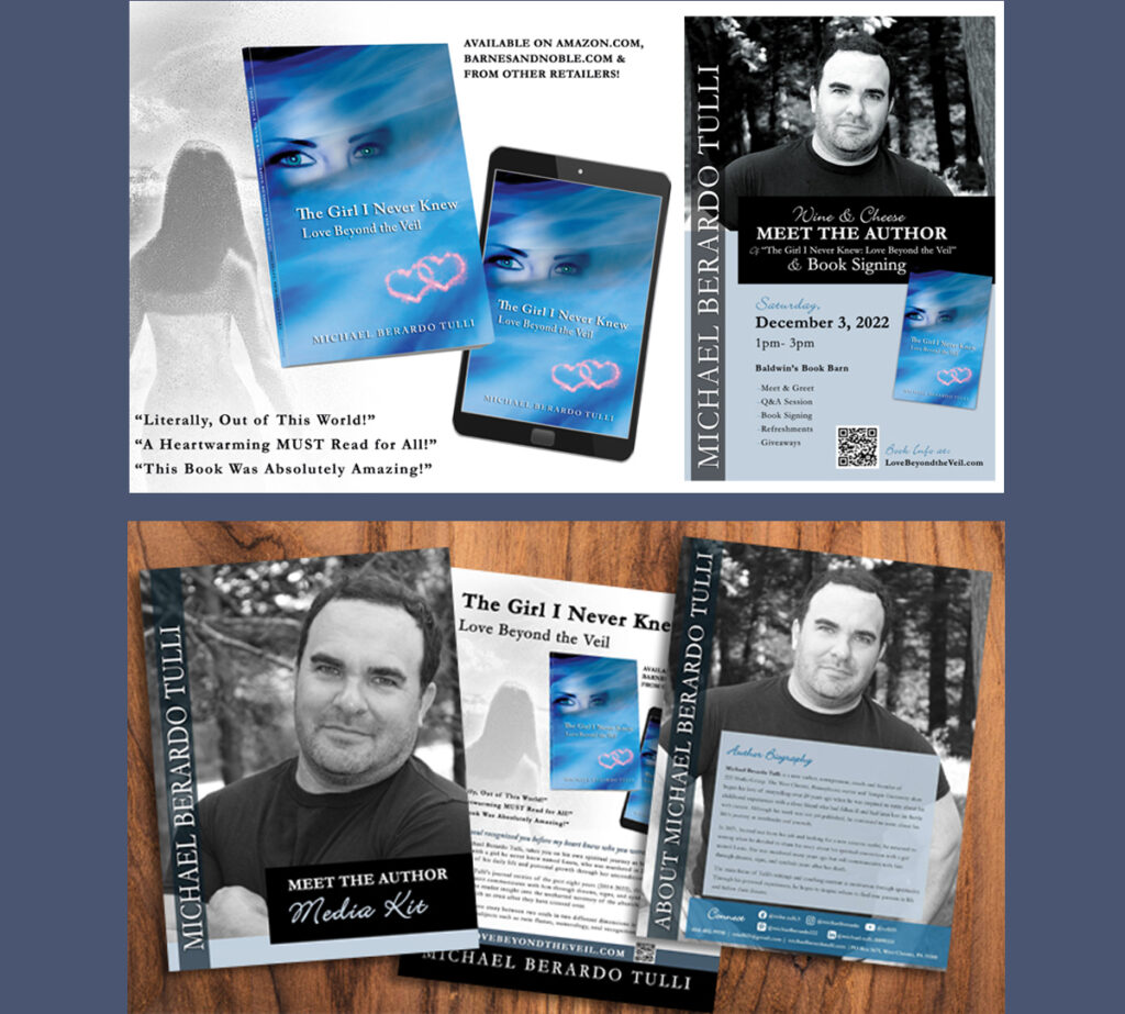 Michael Berardo Tulli, Author Branding & Promotional Package